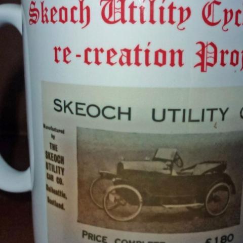 Skeoch coffee mug printed on our Dye Sublimation printer.