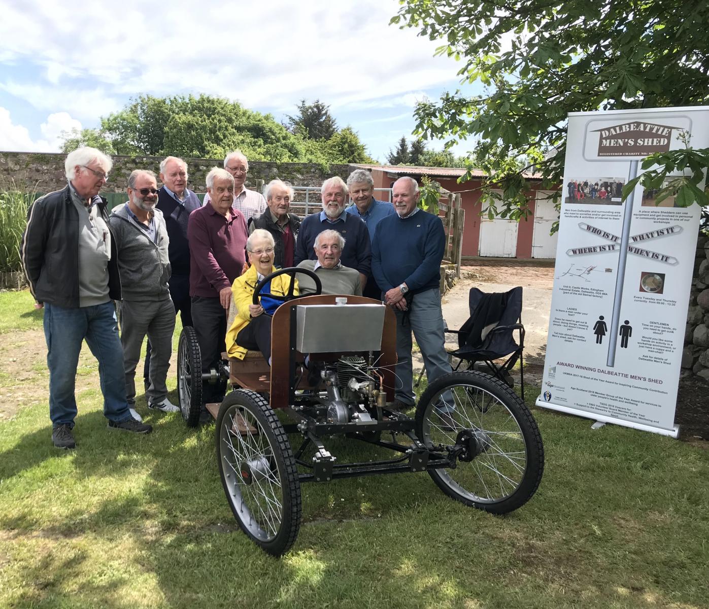 <p>Sunday 9 th June was cloudy but remained dry and warm, this combined with the added attraction of veteran, vintage and cherished cars made for a record attendance at Wm Kennedy’s Orroland Lodge annual open day with the Skeoch display front and centre.</p>