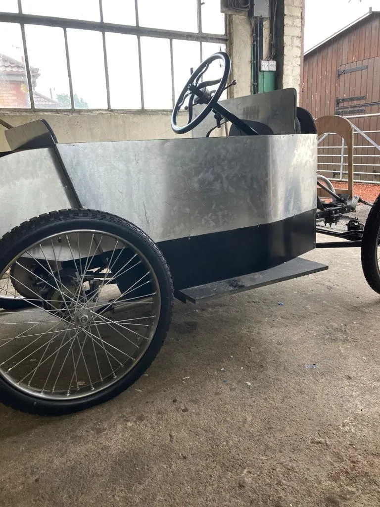 Fabrication of the coachwork has started.