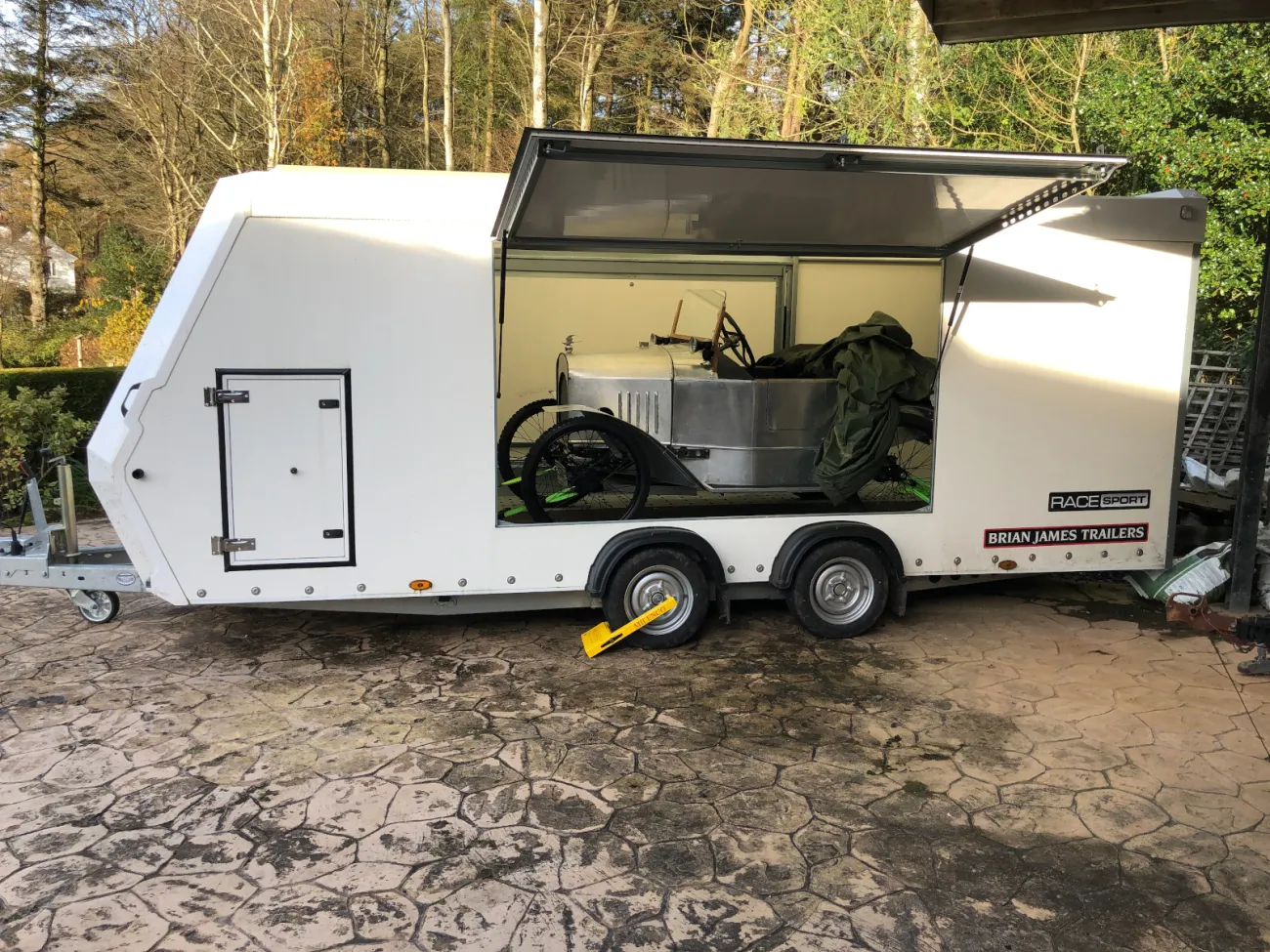 The Skeoch loaded into our display trailer