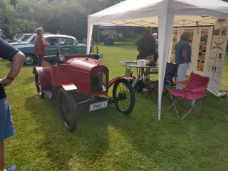 July 2021 – The Shed re-opens and Skeoch display begins