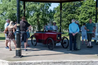 July 2021 – The Shed re-opens and Skeoch display begins